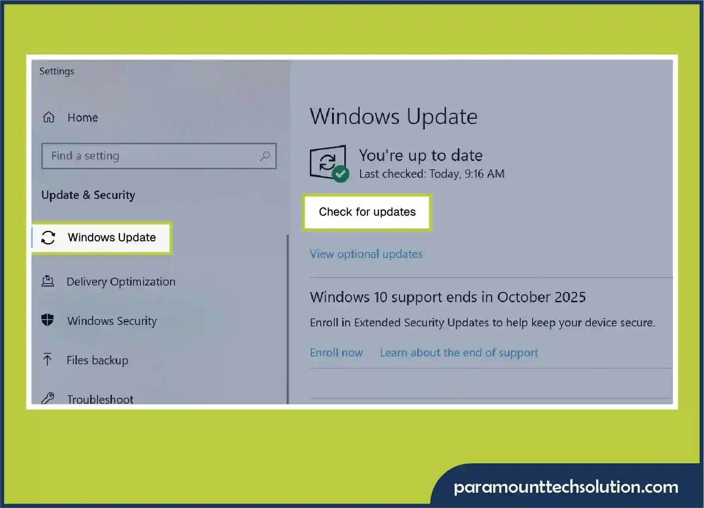 Update graphic drivers through Windows Update.