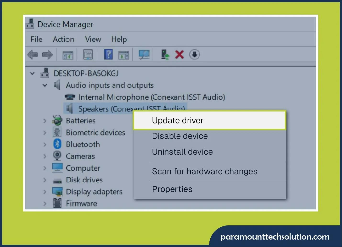 Update the microphone drivers