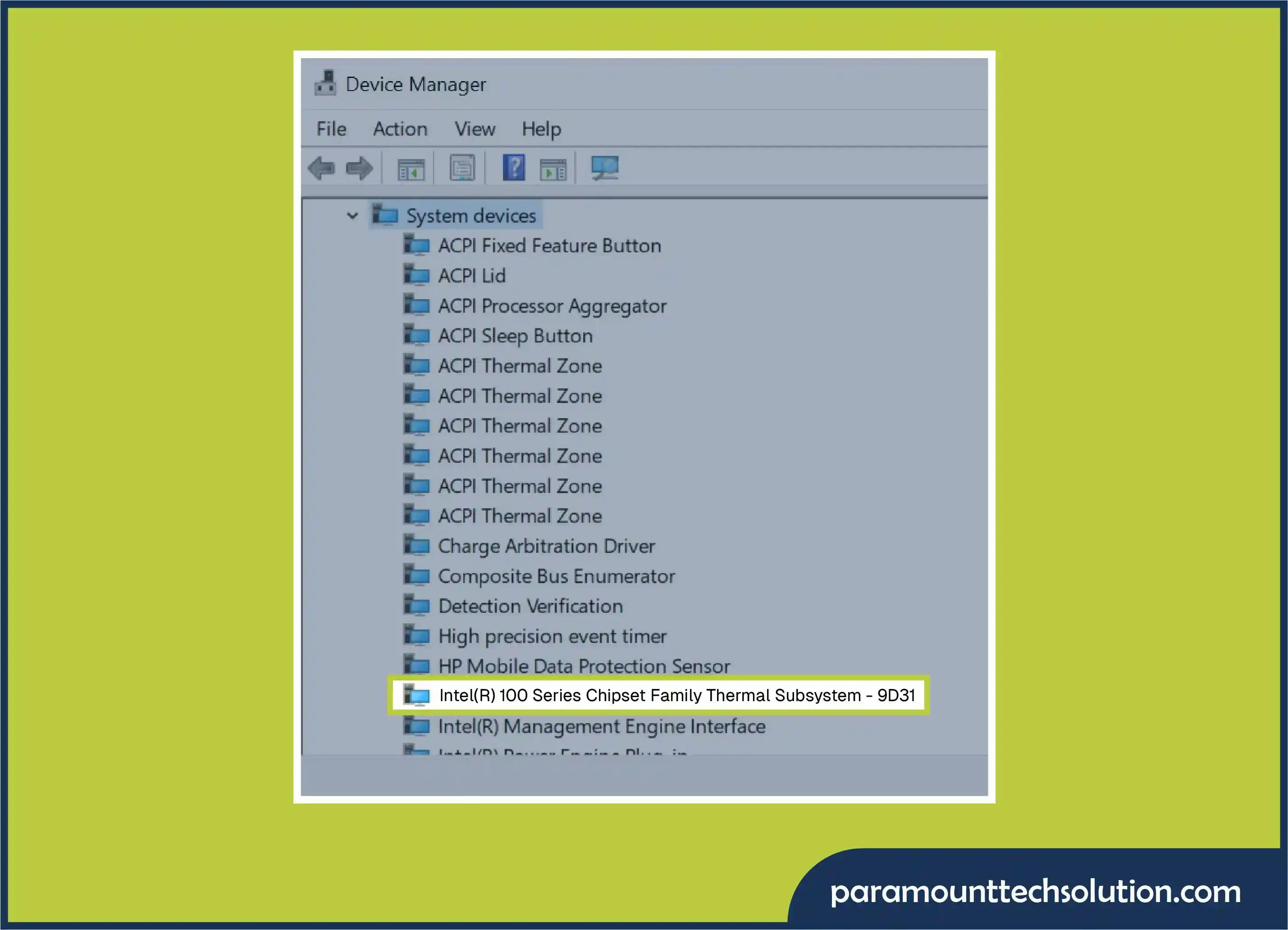 Update Motherboard Drivers using device manager