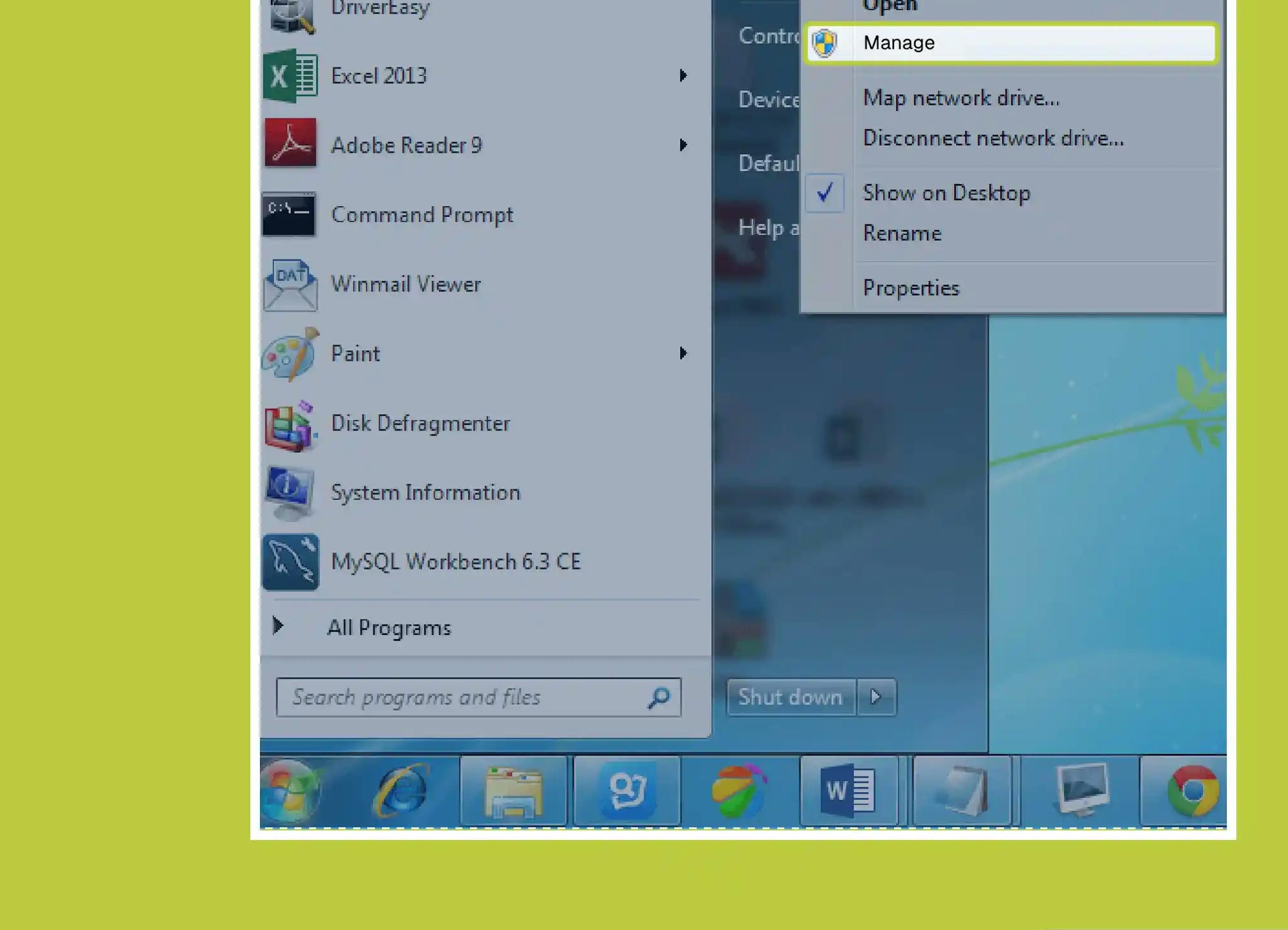 How to Reinstall the drivers in Windows 07