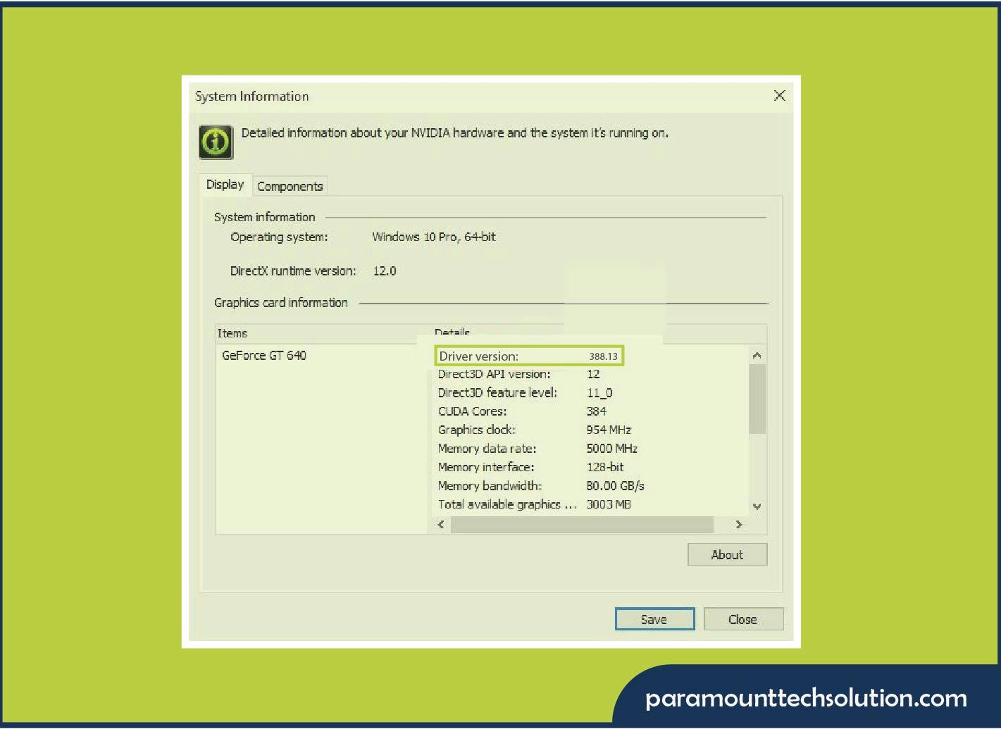 How to check your current NVIDIA Driver version