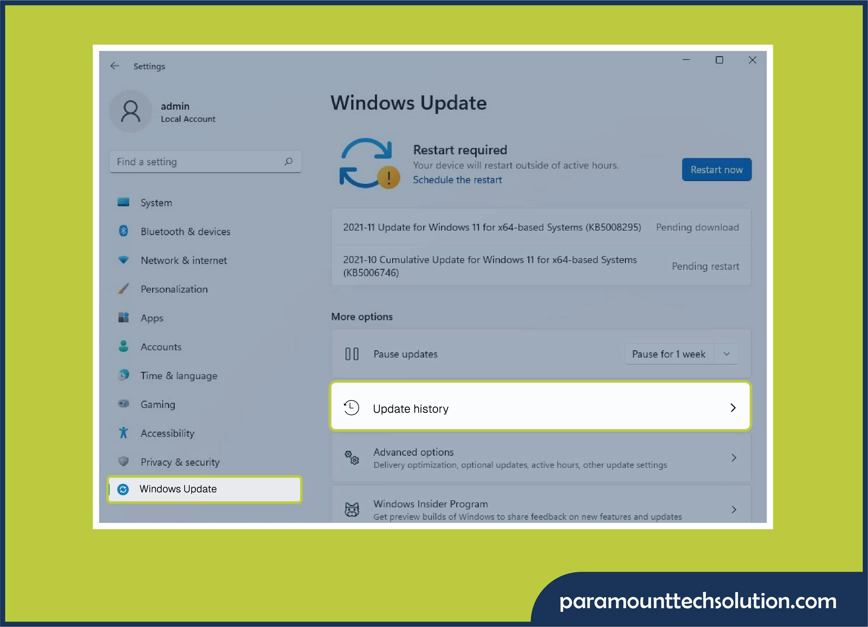 Roll Back or Uninstall Faulty Windows Updates