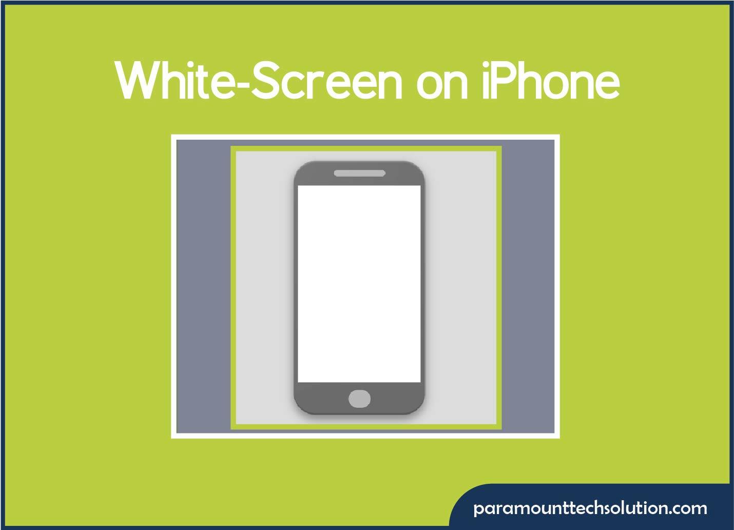 White Screen of Death on iPhone