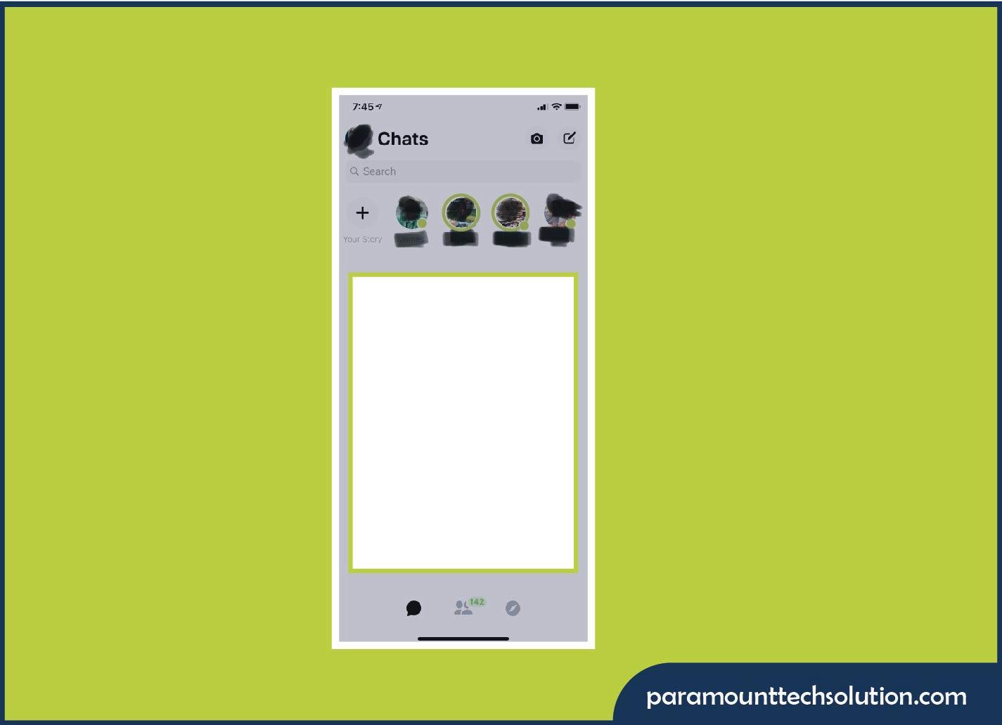 Solve White Screen on Messenger
