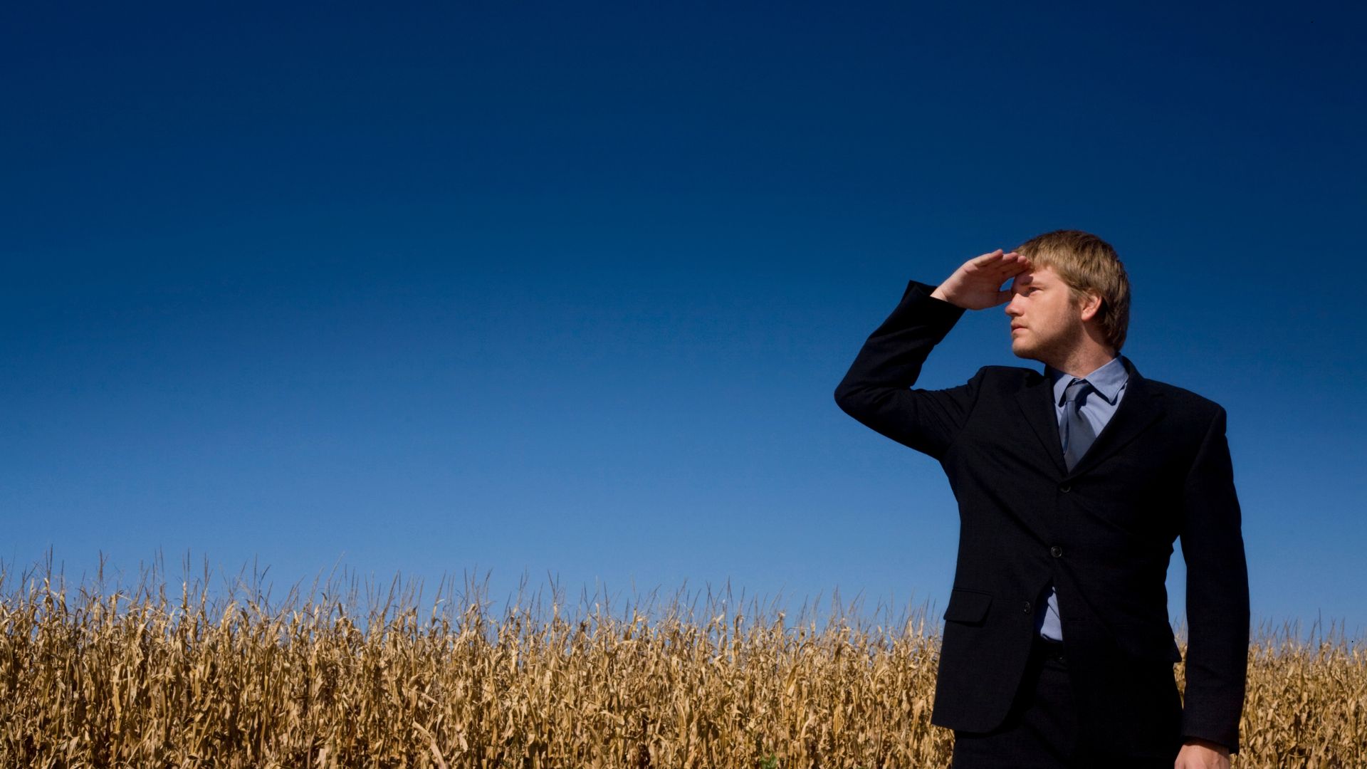 searching man