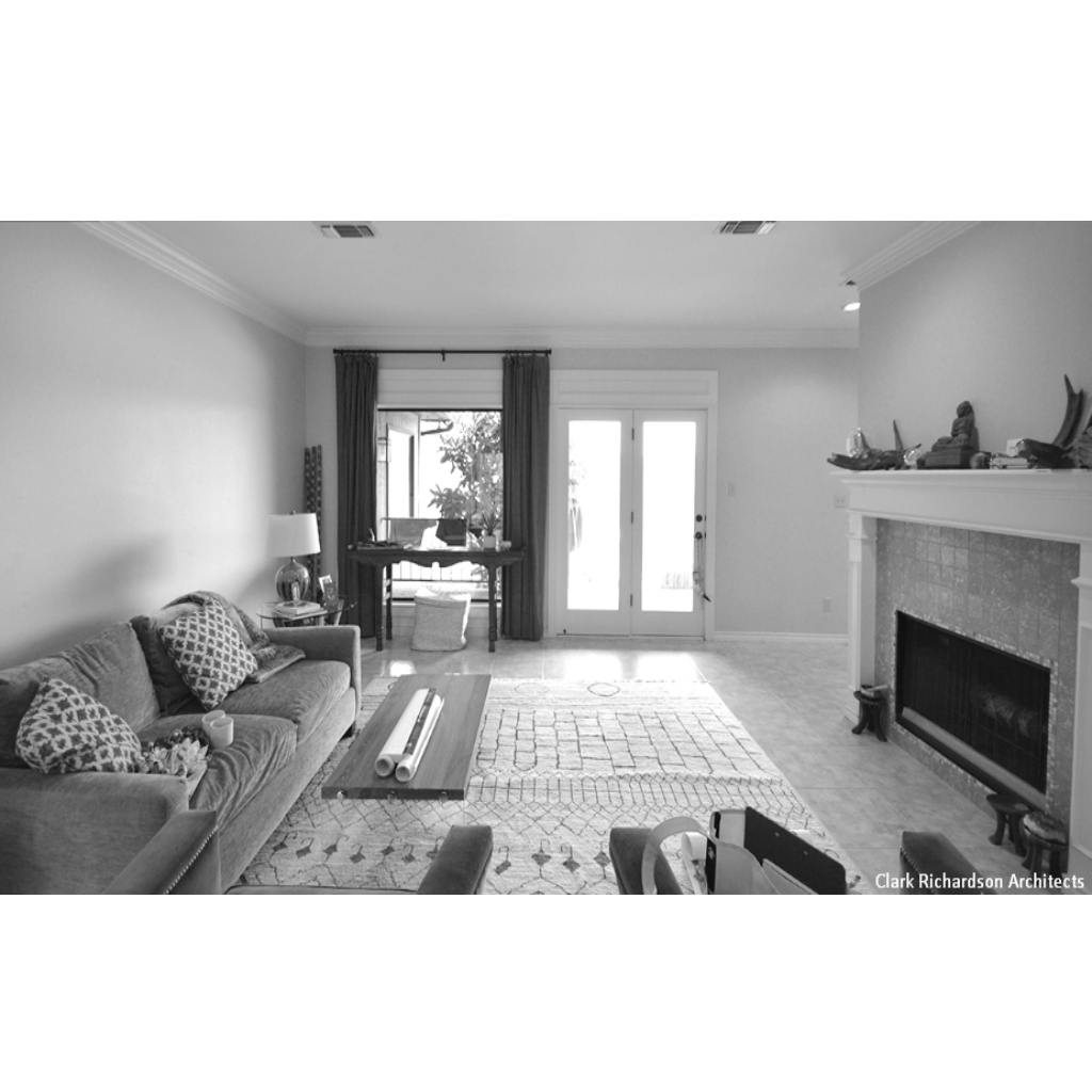 Living room before the whole house renovation. Photos: Chase Daniel via Qualified Remodeler Living room before the whole house renovation. Photos: Chase Daniel via Qualified Remodeler