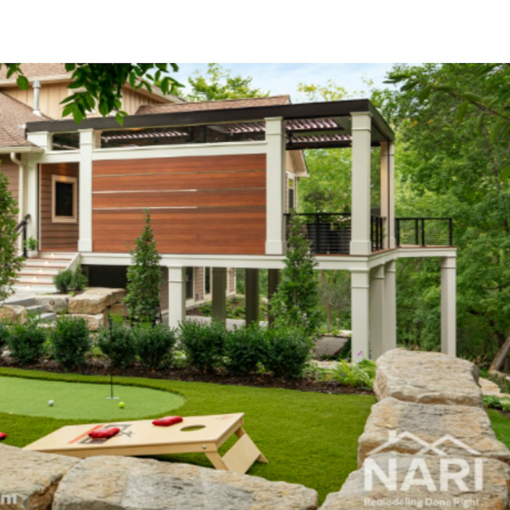 Residential exterior of the house after the renovation. Source: NARI Residential exterior of the house after the renovation. Source: NARI