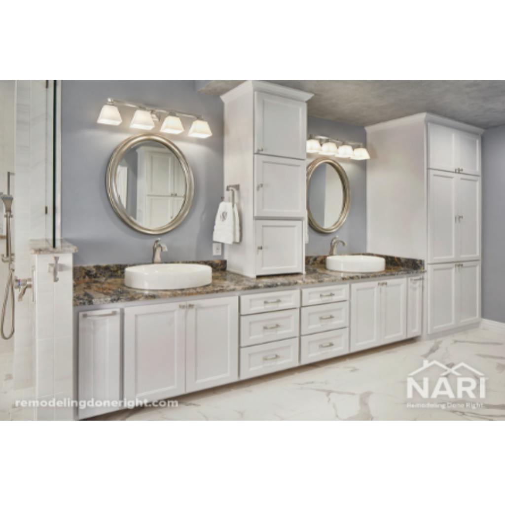 Bathroom Renovation from Plano, Texas by BRY JO Roofing & Remodeling Source: NARI Bathroom Renovation from Plano, Texas by BRY JO Roofing & Remodeling Source: NARI