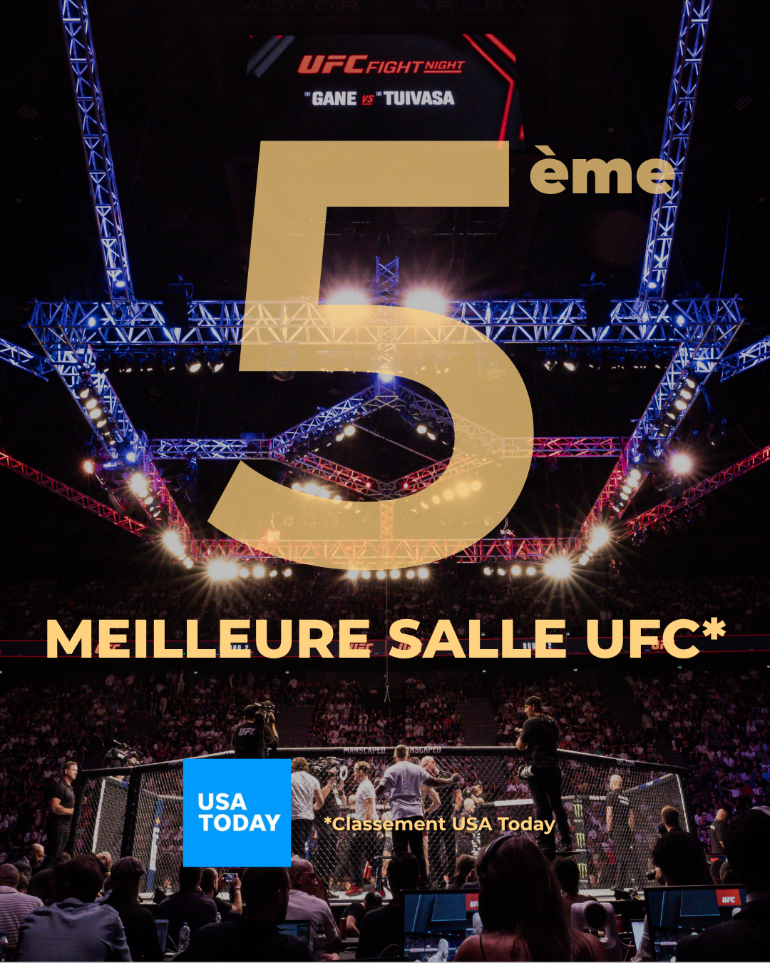 5ème meilleure salle UFC 