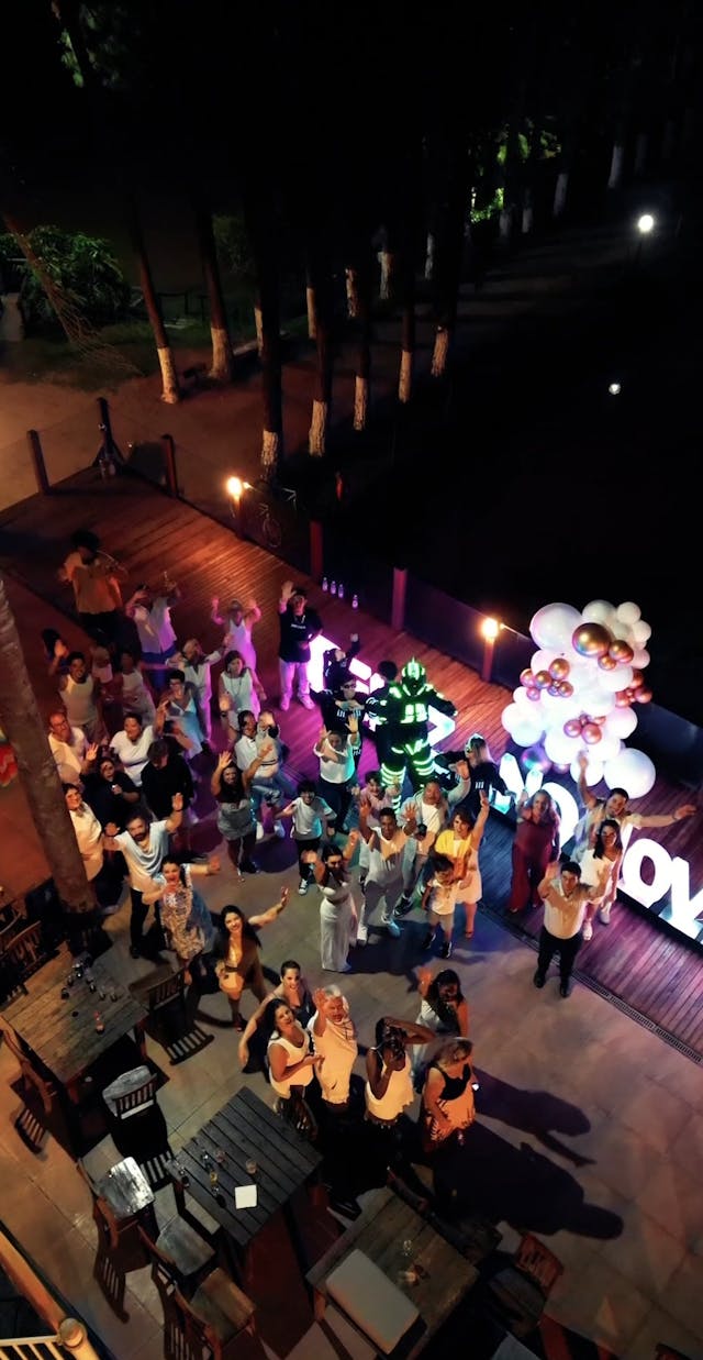 programação especial de ano novo em hotel