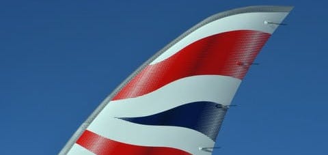 British Airways tail wing