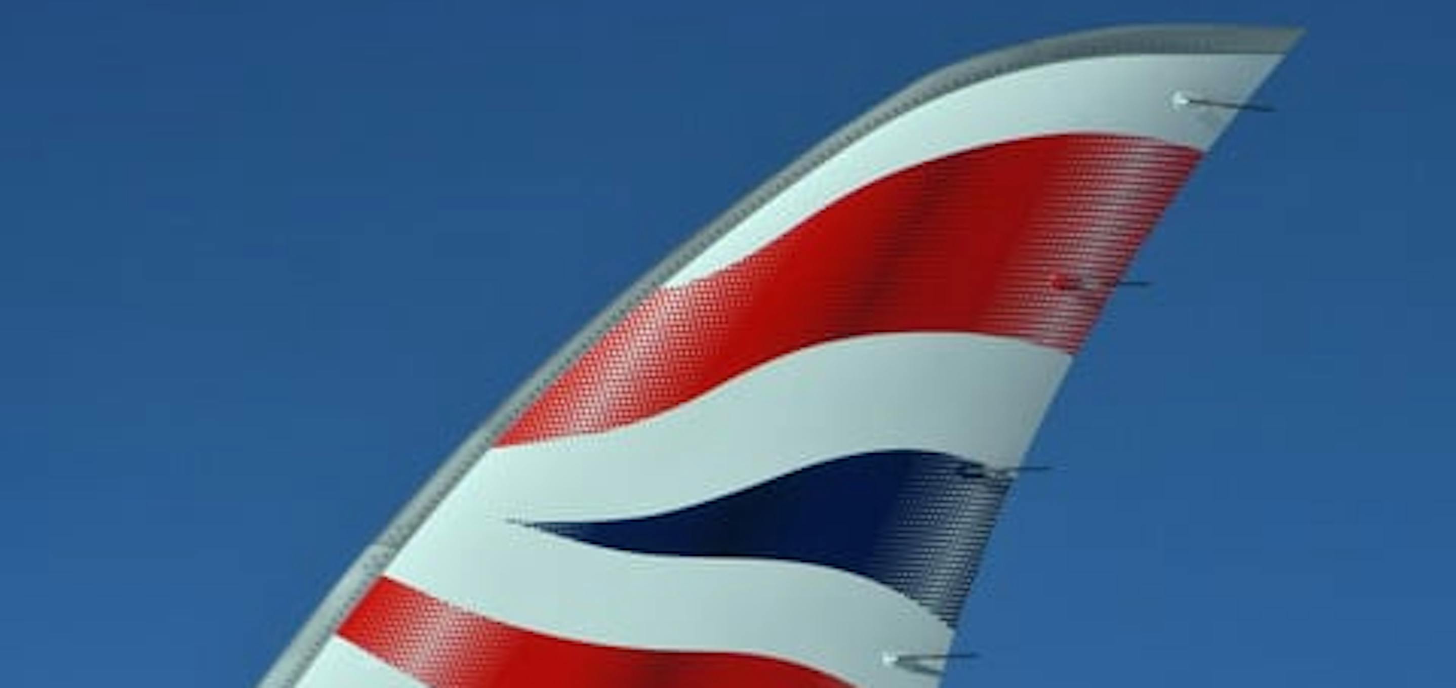 British Airways tail wing