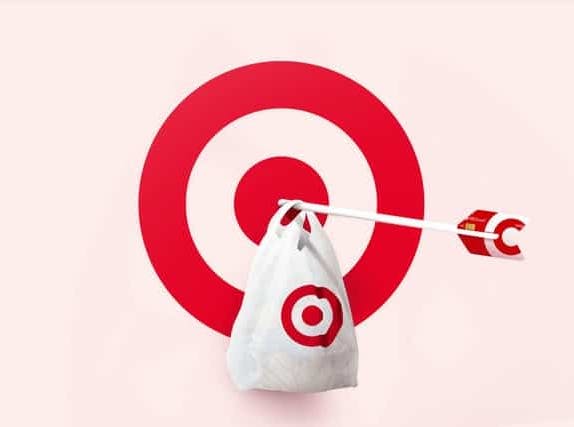 Arrow hitting target