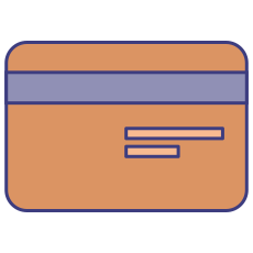 mag strip on card icon