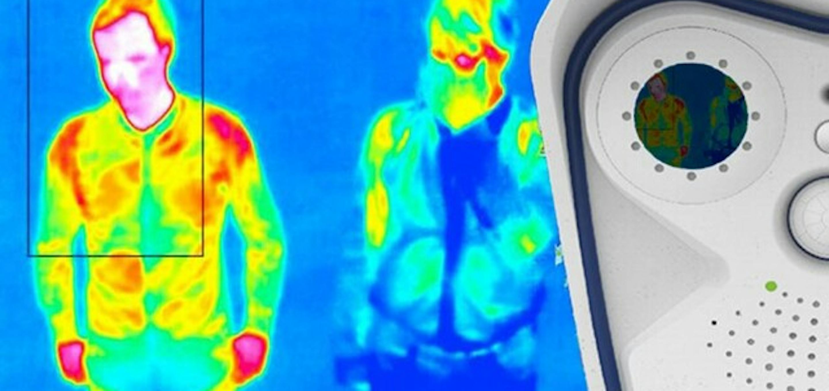Heat scanning people 