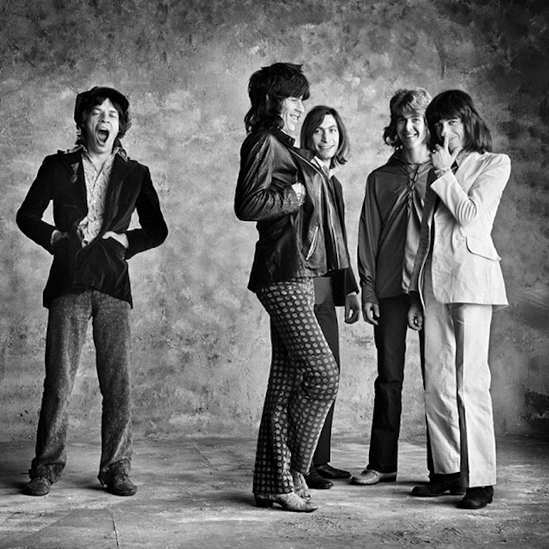 The Rolling Stones, Sticky Fingers photographed by Peter Webb at Park Village