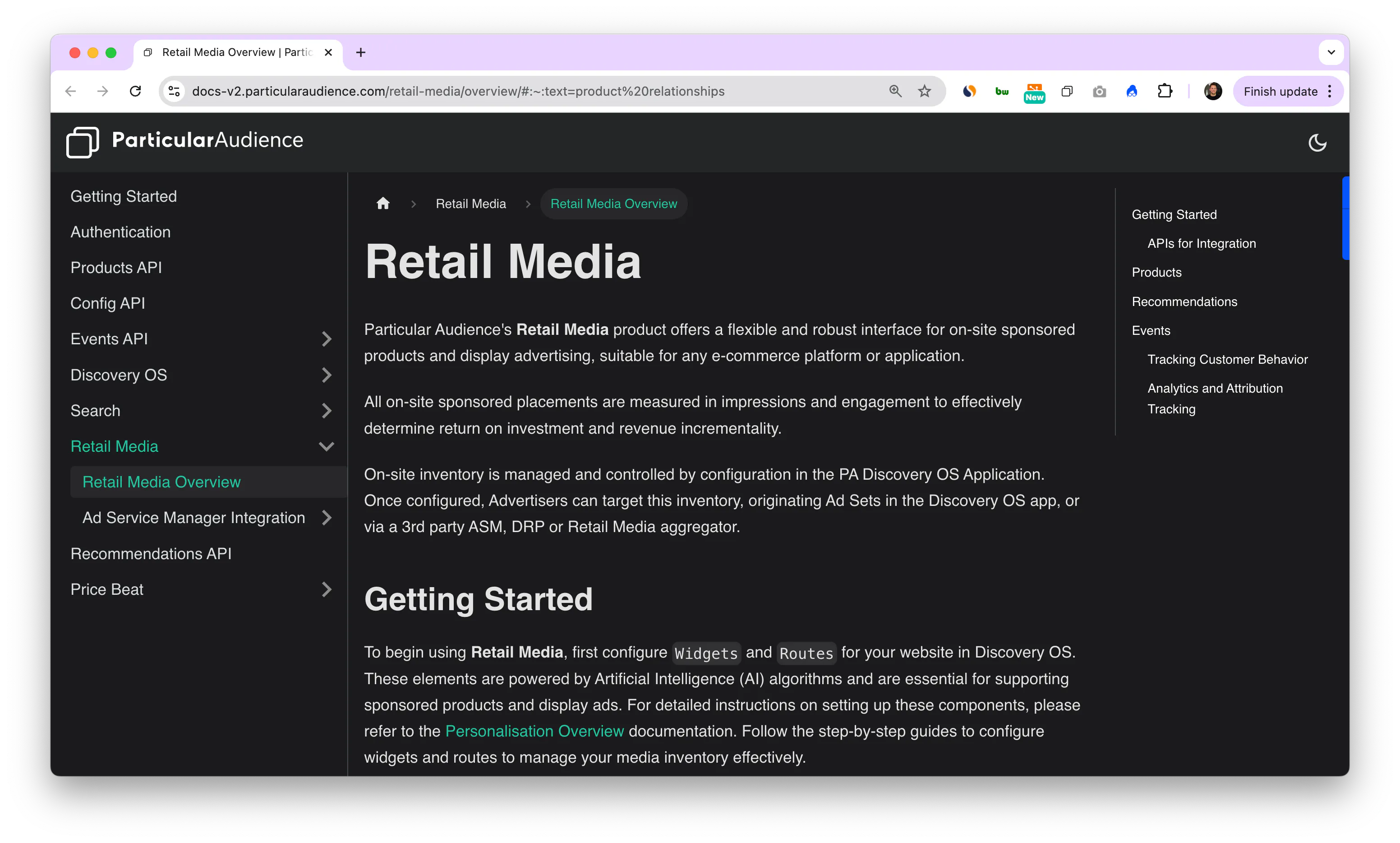 Innovative Retail Media Applications of Particular Audience APIs