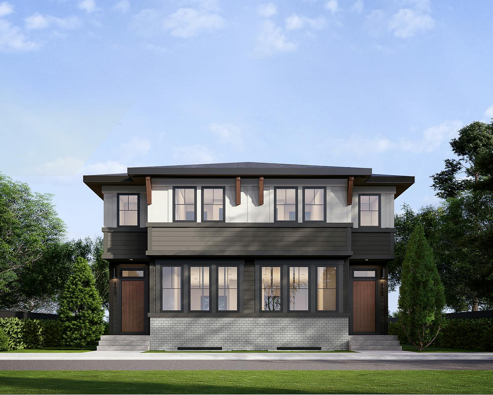 Duplex Prairie Exterior