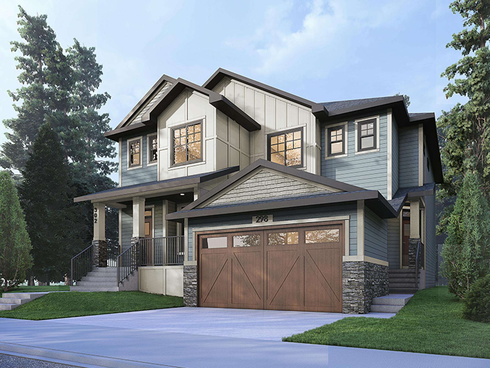 Render of a Duplex Home