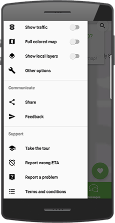 Screenshot of the Passio App
