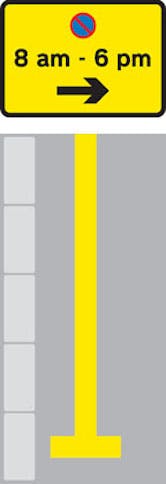 What does the white line along the side of the road indicate? - Theory Test