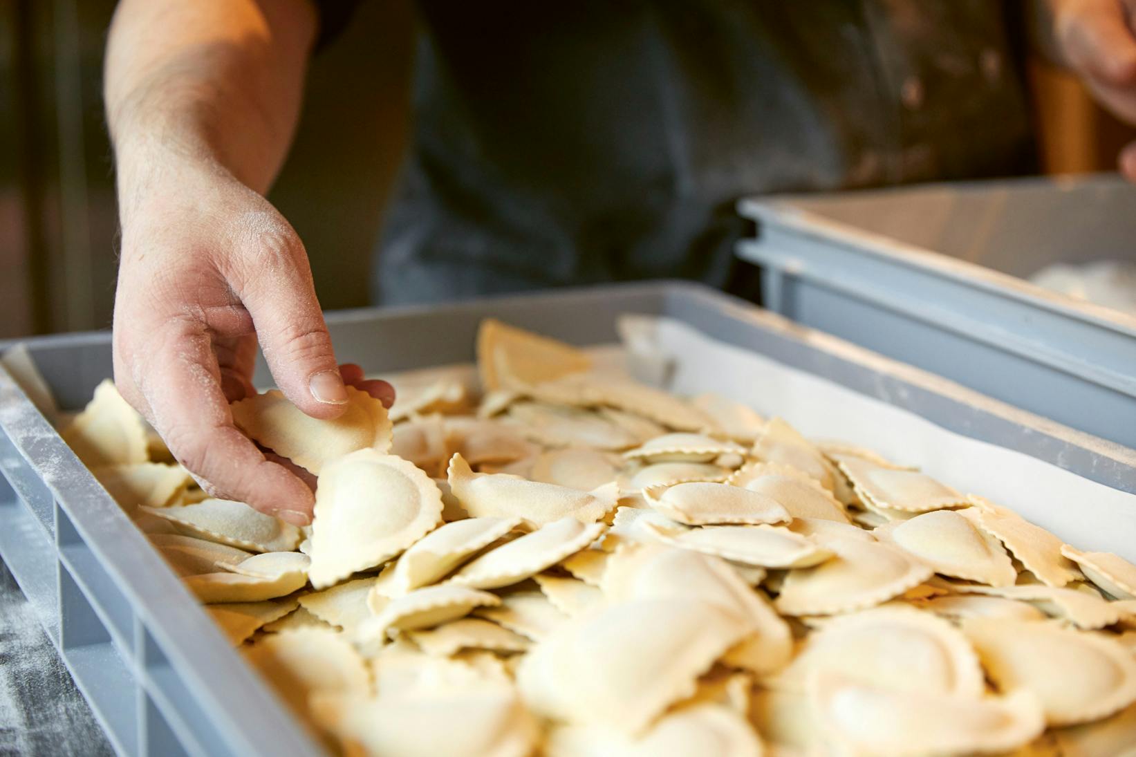 Gevulde pasta's van Pastati