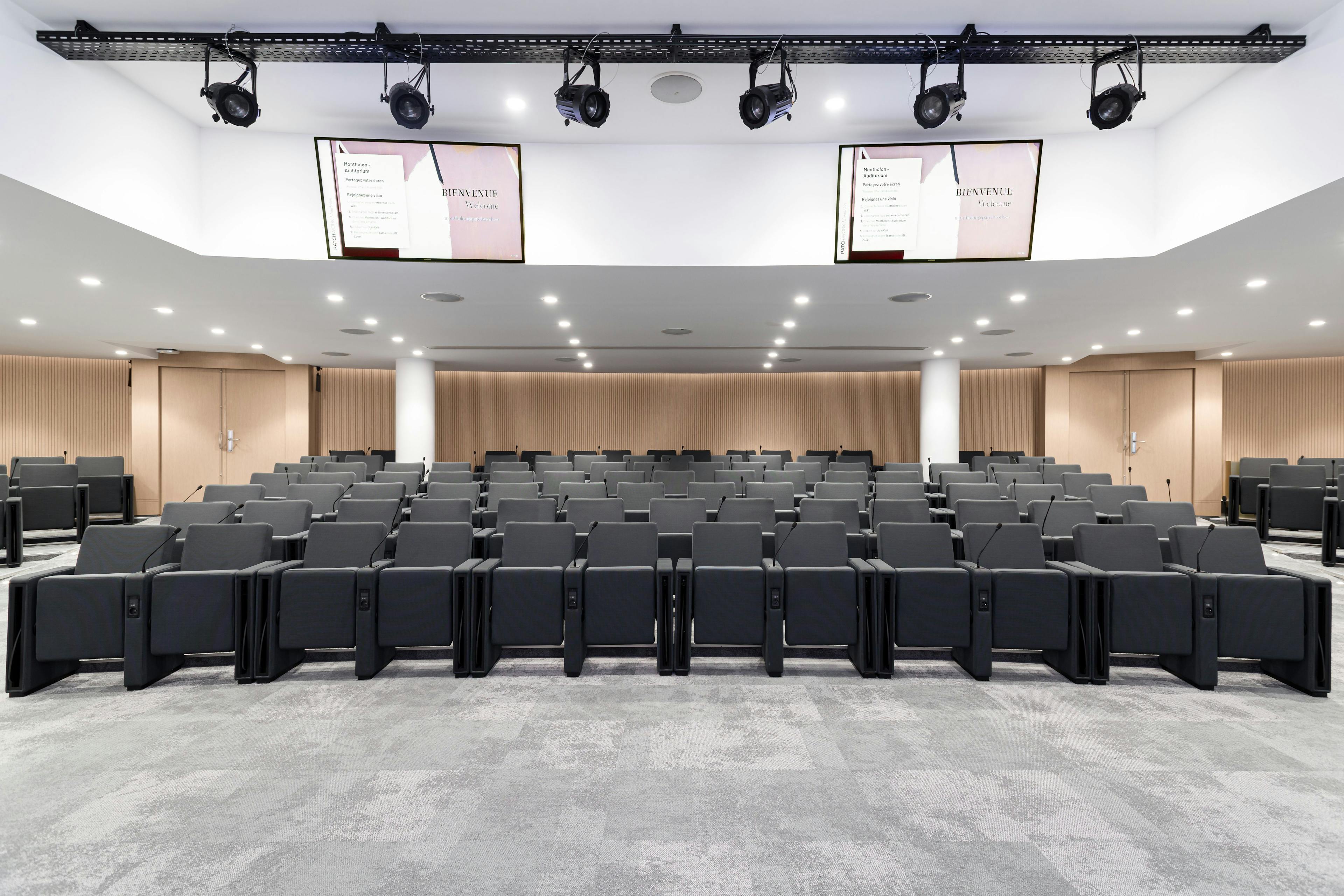 Auditorium vu de face
