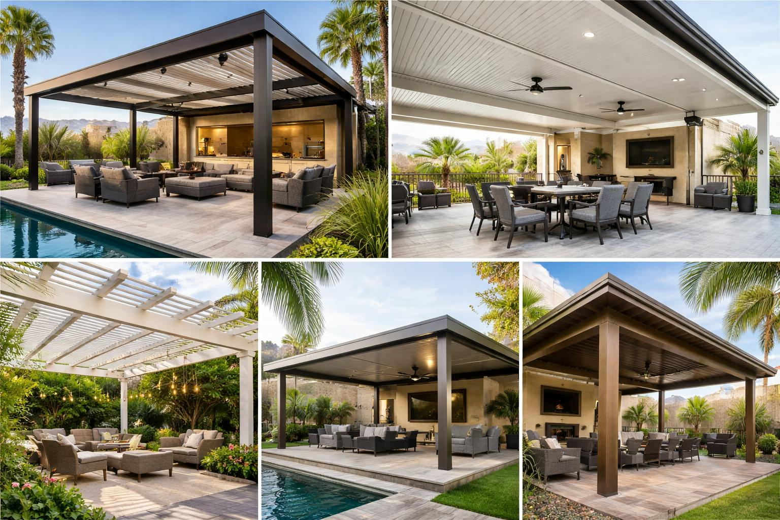 patio cover installation types and alternatives