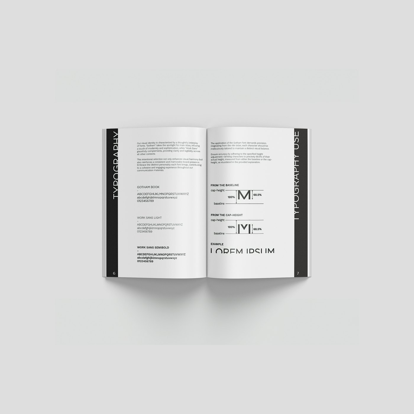 inside of the document that present all style used for the museum