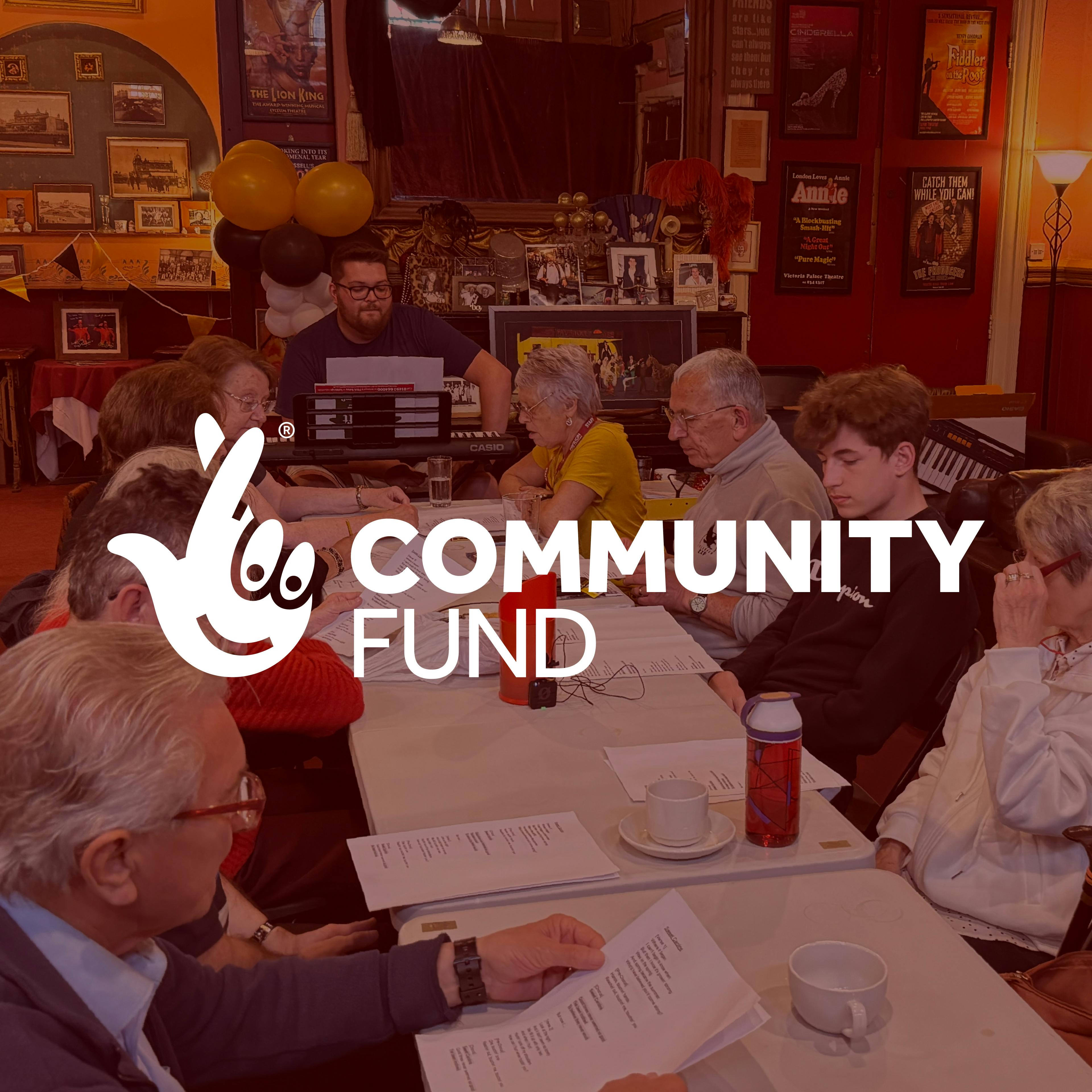 Photo of the Gorleston Pavilion Community Hub with the National Lottery Logo