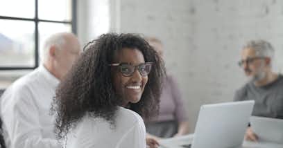 Picture of a woman smiling