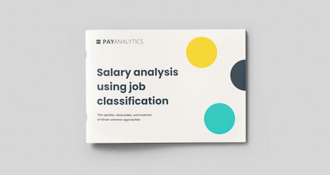 A graphic showing the e-book about job classification.