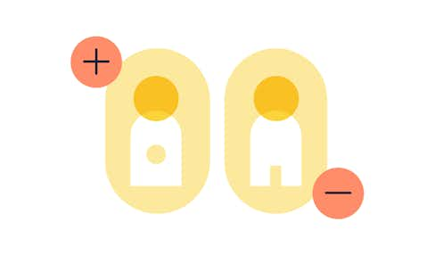 Gráfico de contrataciones y bajas