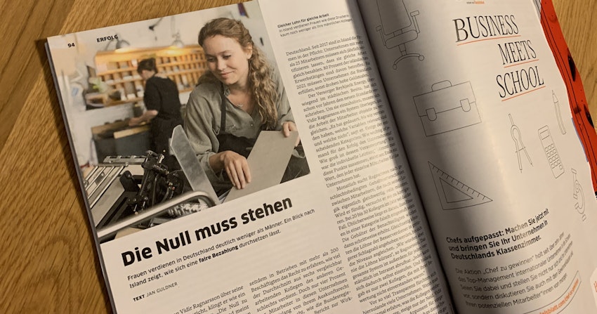 Vidir Ragnarsson interview by Wiwo+ in Germany