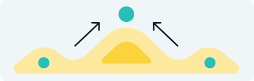 Eine abstrakte Grafik.