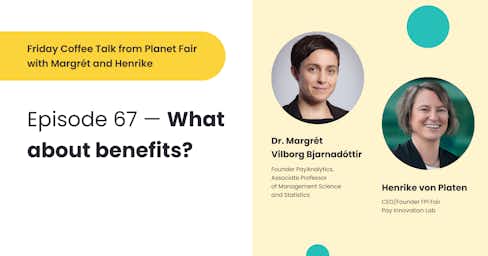 Graphic for Coffee Talk Podcast Episode 67 - What About Benefits?