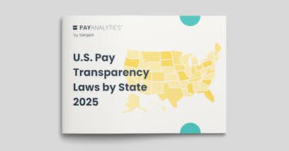 Booklet image of PayAnalytics' guide to the pay transparency laws in the U.S.