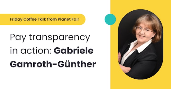 Pay transparency in action: Gabriele Gamroth-Günther