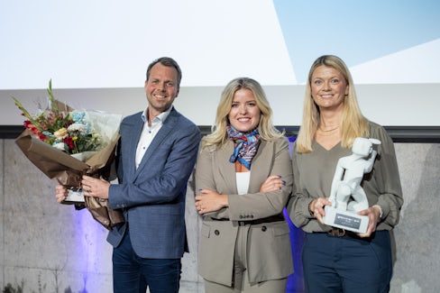 Payanalytics recibiendo el premio islandés a la innovación 2023