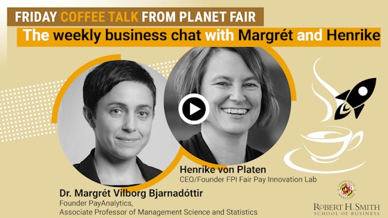 Coffee Talk between Margret and Henrike.