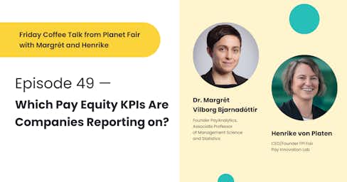 Graphic for episode 49 of the coffee talk series with Margrét Bjarnadóttir and Henrike Von Platen