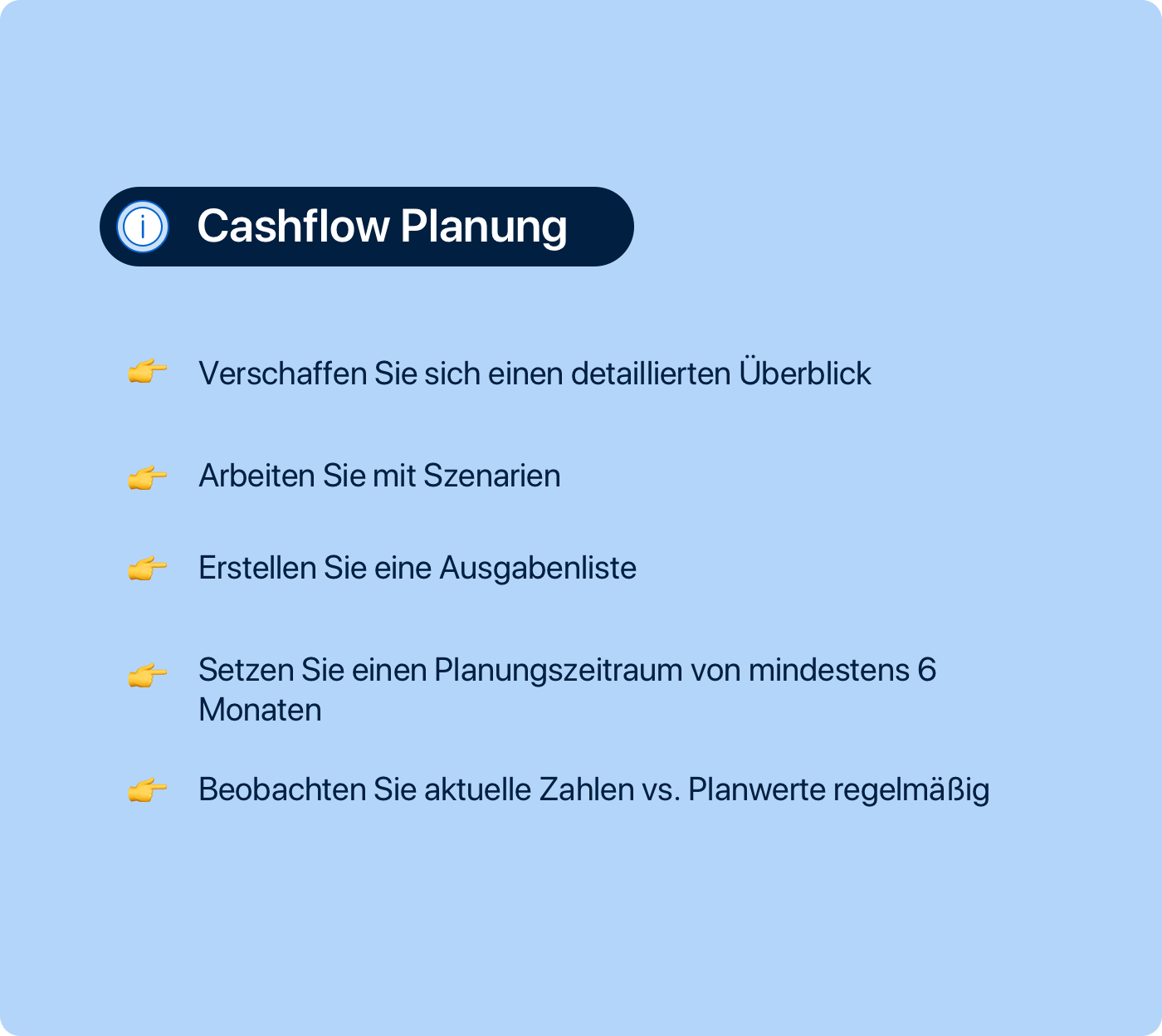 optimierung des cashflows