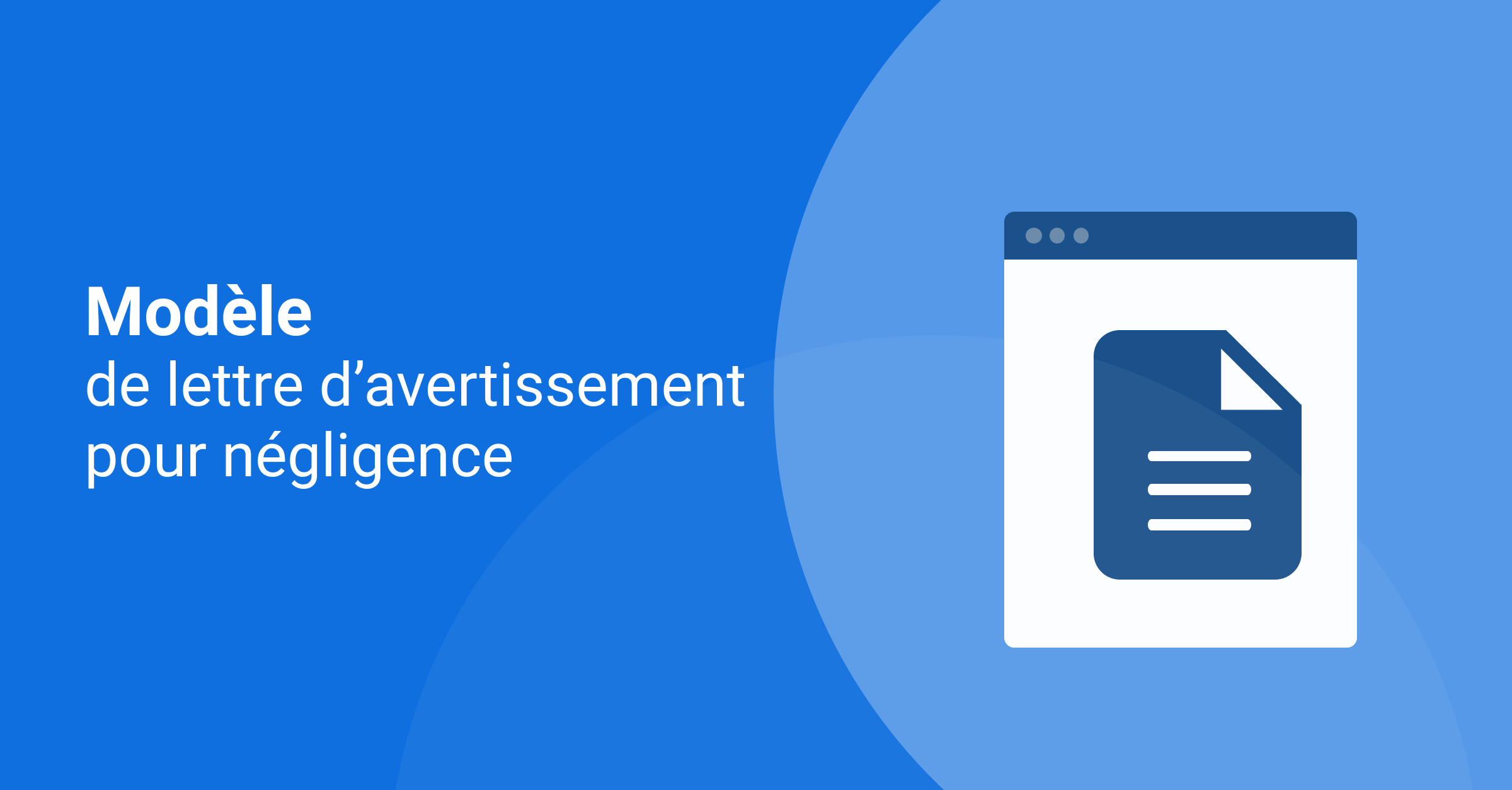 Modele De Lettre D Avertissement Pour Negligence Word