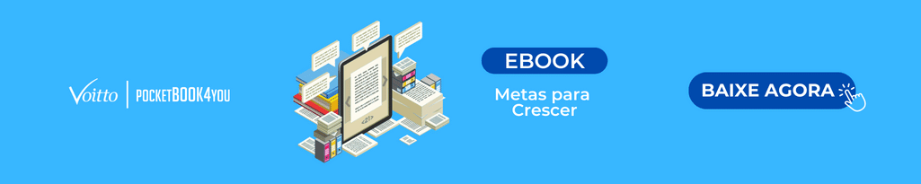Banner do Ebook "Metas para Crescer".