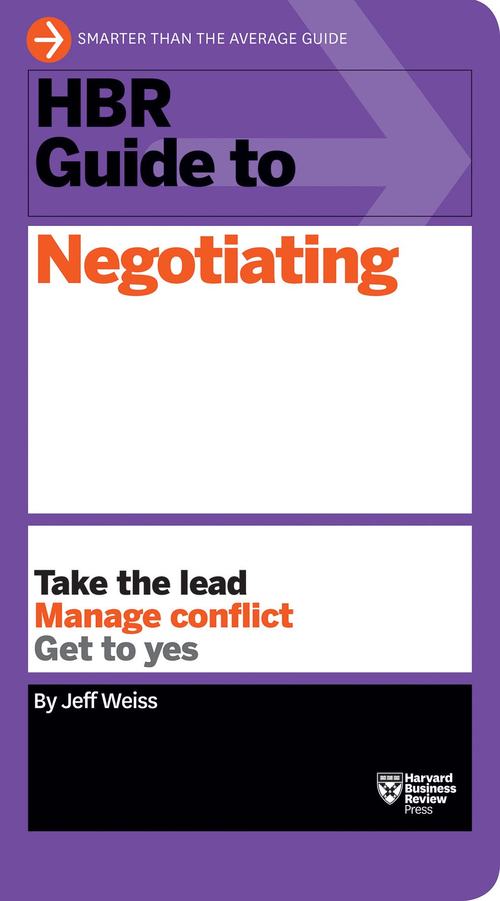Book HBR Guide to Negotiating
