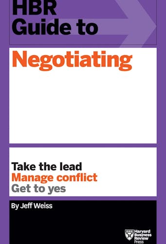 HBR Guide to Negotiating - Jeff Weiss