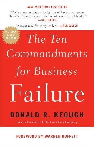 Book 'The Ten Commandments for Business Failure'.