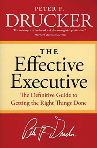 Libro 'The Effective Executive'