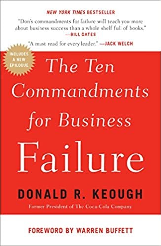 Buch „The Ten Commandments for Business Failure'