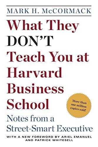 Book 'What They Don’t Teach You at Harvard Business School'